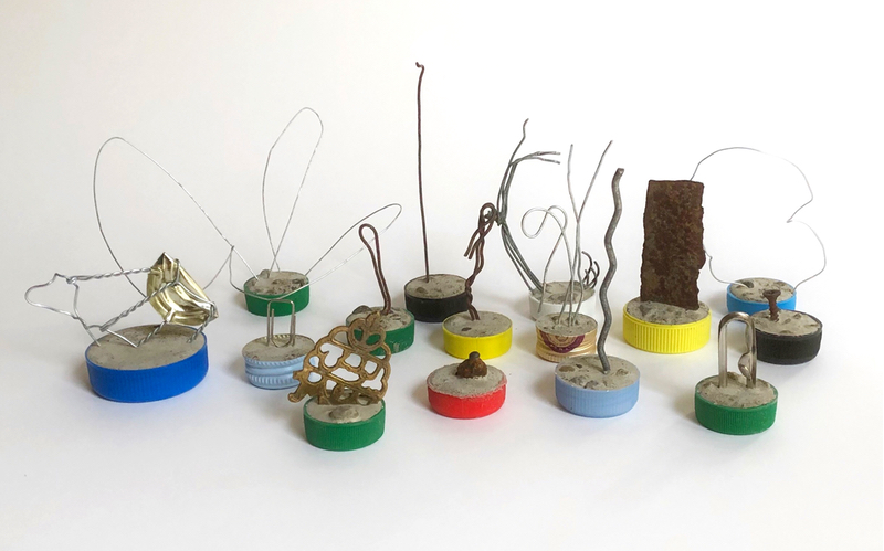 bottle cap sculpture - france - group B REDUCED